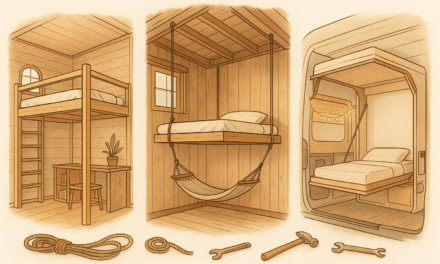 Le couchage aérien : options de construction, aménagement, astuces