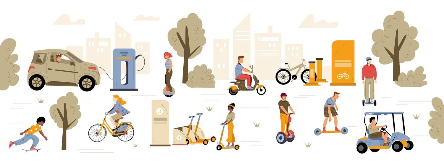 mobilités douces et déplacements autonomes